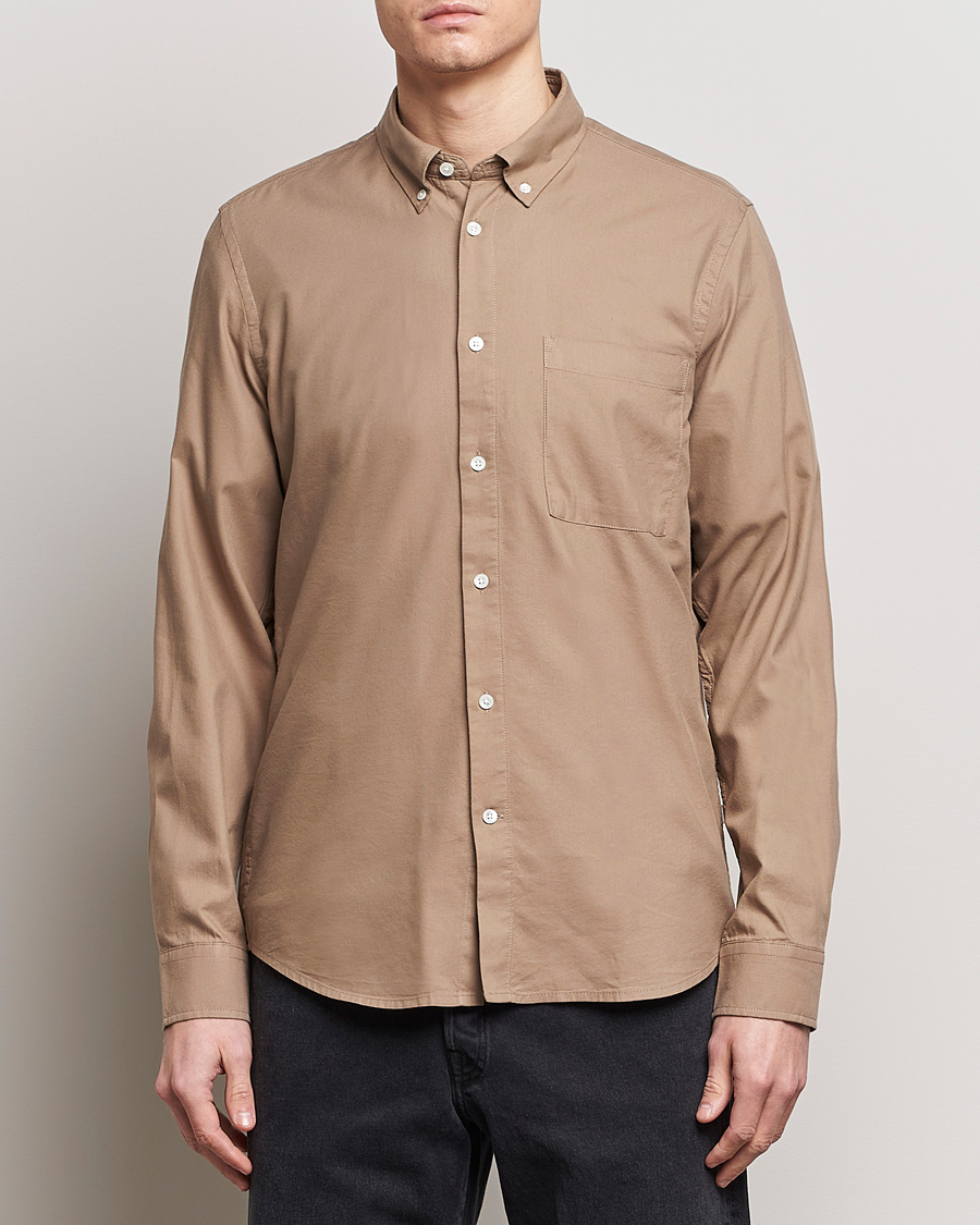 Herre | Casual | NN07 | Arne Tencel Shirt Greige