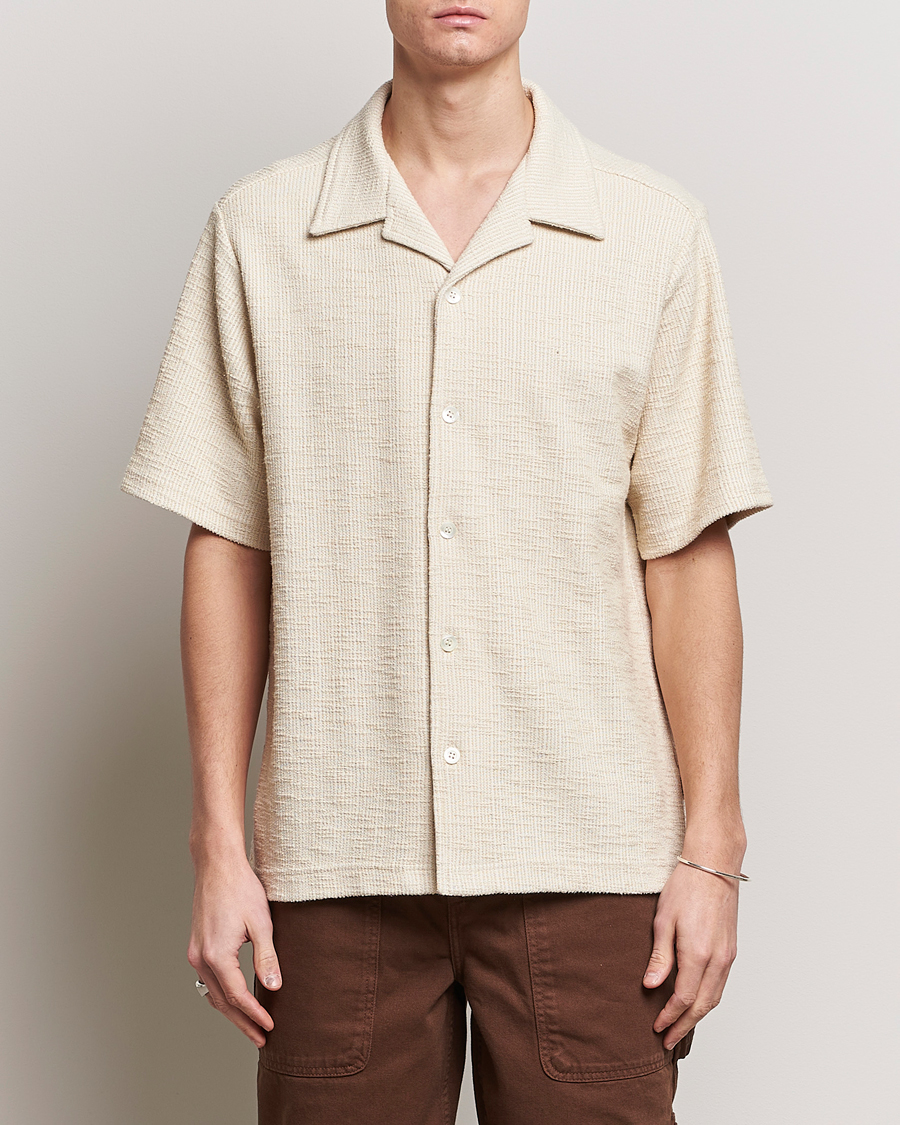 Herre | Business & Beyond | NN07 | Julio Short Sleeve Shirt Ecru