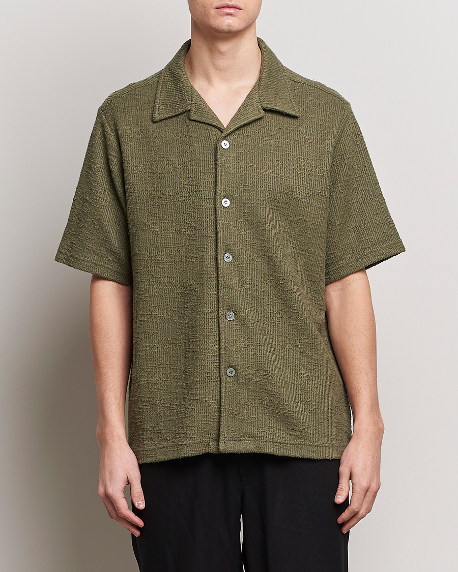 Herr | Lojalitetserbjudande | NN07 | Julio Short Sleeve Shirt Capers Green