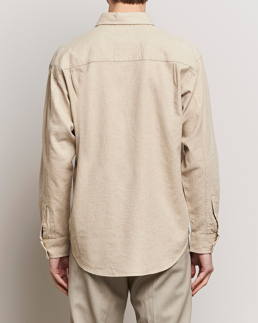 Herre | Skjorter | NN07 | Adwin Linen Overshirt Oatmeal