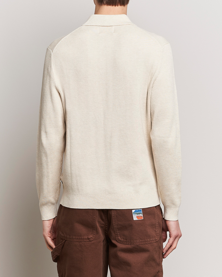 Herre | Trøjer | NN07 | Hansie Knitted Half Zip Ecru