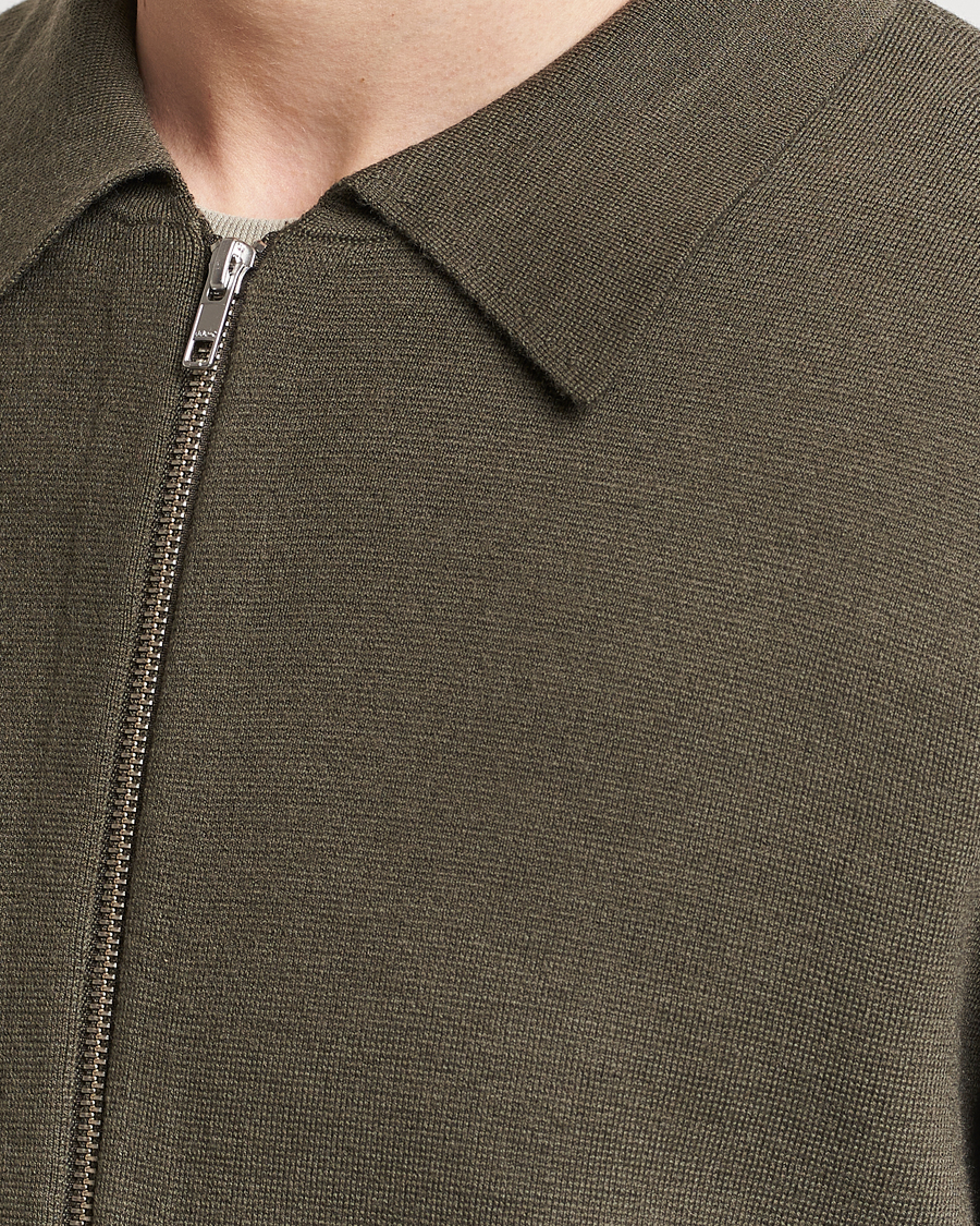 Herre | Trøjer | NN07 | Harald Full Zip Capers Green
