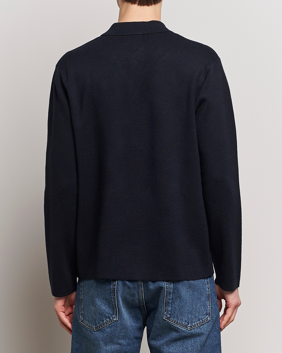 Herre | Trøjer | NN07 | Jonas Cotton/Modal Cardigan Navy Blue