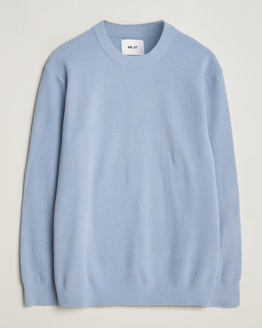 Herre | Trøjer | NN07 | Danny Knitted Sweater Ashley Blue