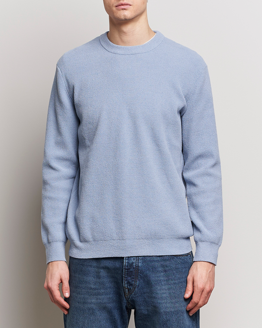 Herre | Strikkede trøjer | NN07 | Danny Knitted Sweater Ashley Blue