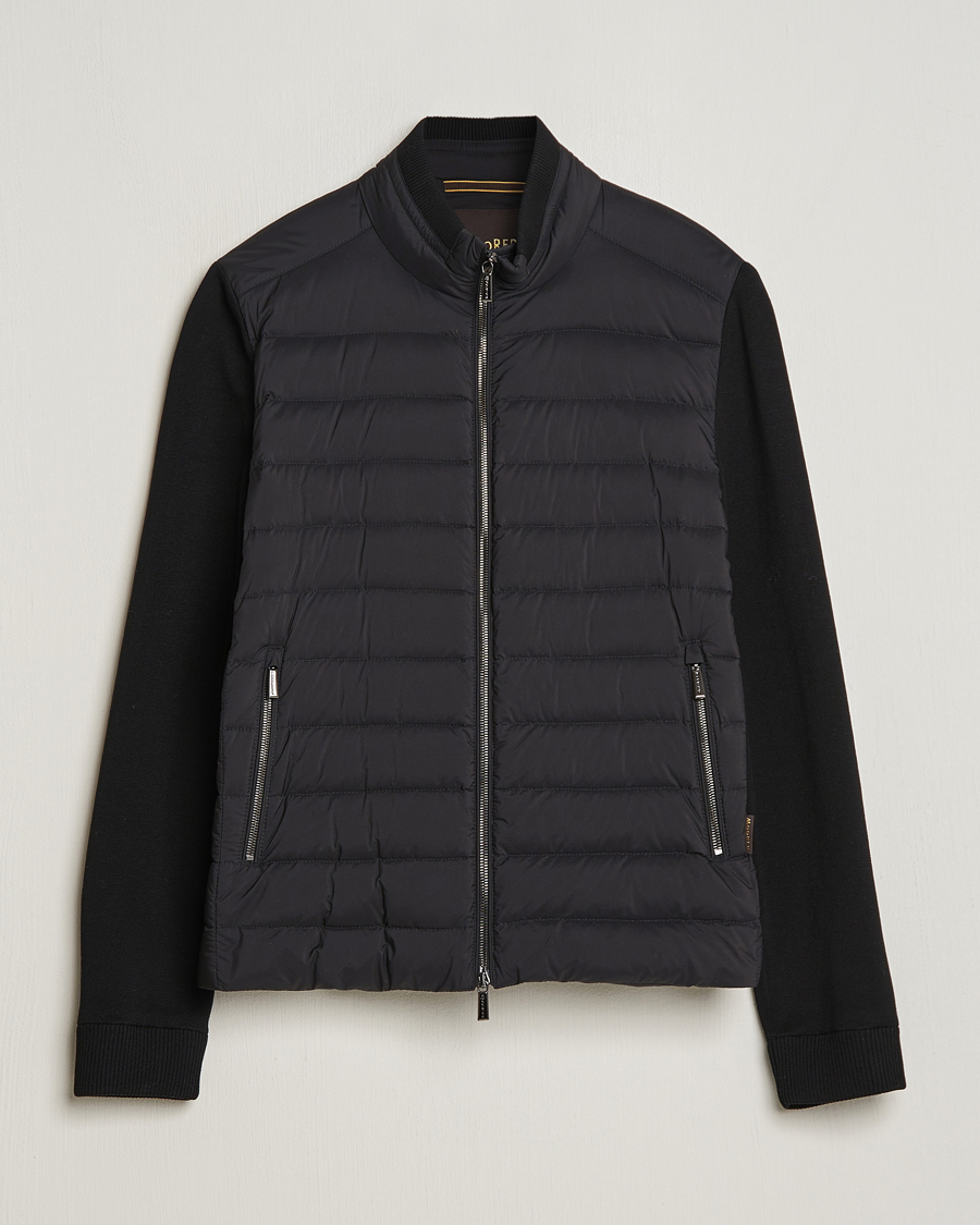 Herre | Jakker | MooRER | Hybrid Padded Jacket Black