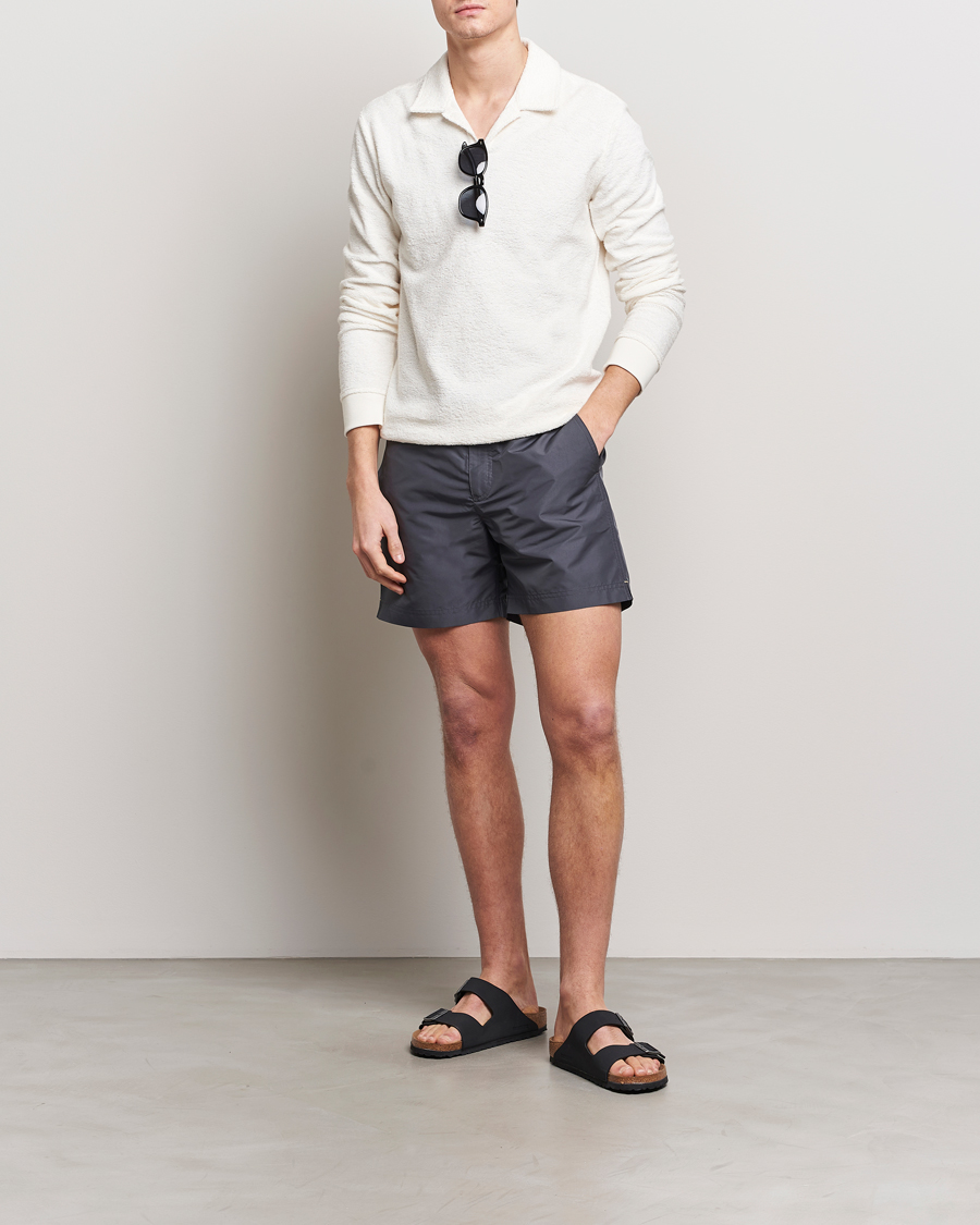 Herre | Badebukser | Orlebar Brown | Bulldog Drawcord Swimshorts Piranha Grey