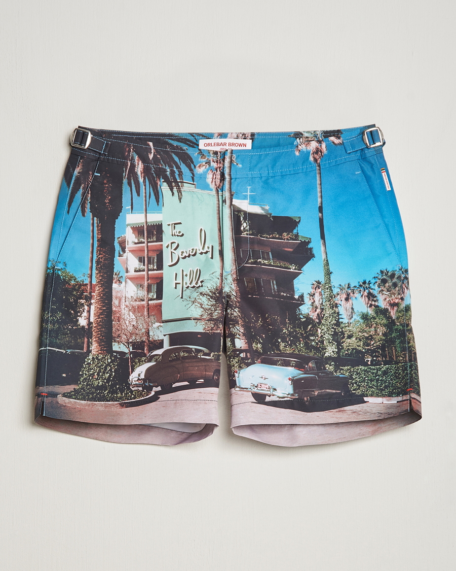 Herre | Badebukser | Orlebar Brown | Bulldog Photographic Swimshorts Beverly Hills
