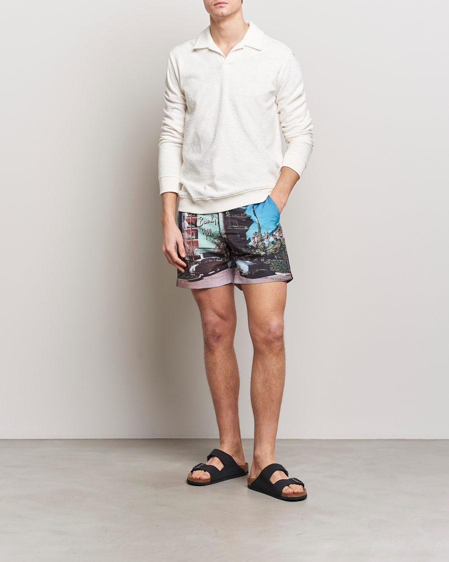 Herre | Badebukser | Orlebar Brown | Bulldog Photographic Swimshorts Beverly Hills