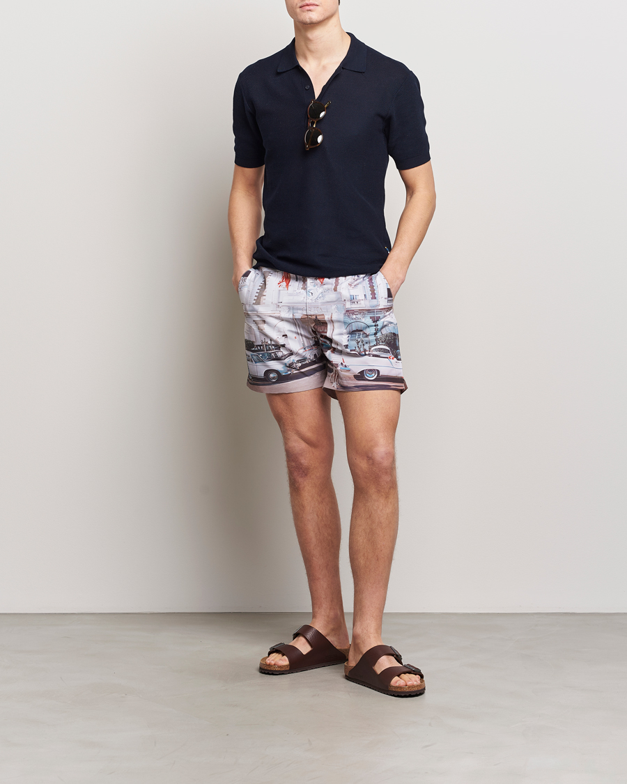 Herre | Badebukser | Orlebar Brown | Bulldog Photographic Swimshorts Carlton Cannes