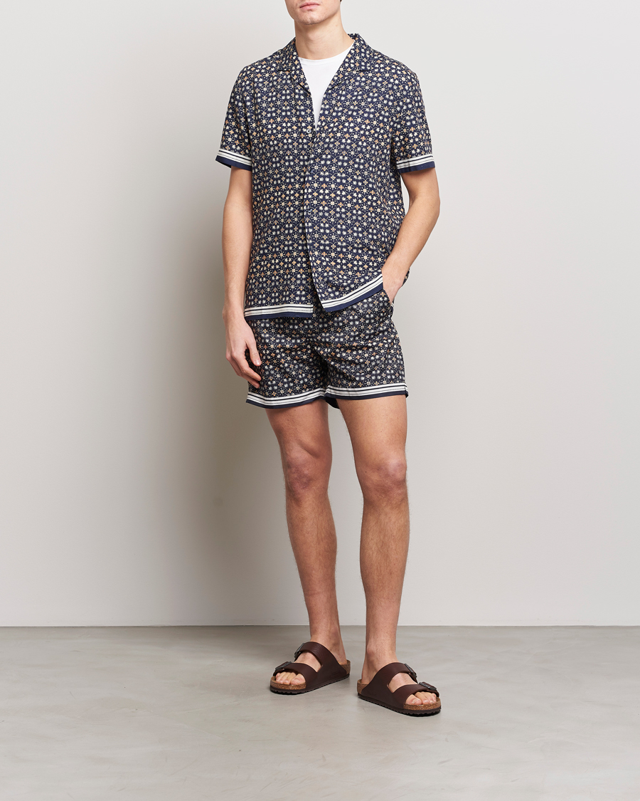 Herre | Badebukser | Orlebar Brown | Bulldog Fiore Swimshorts Night Iris