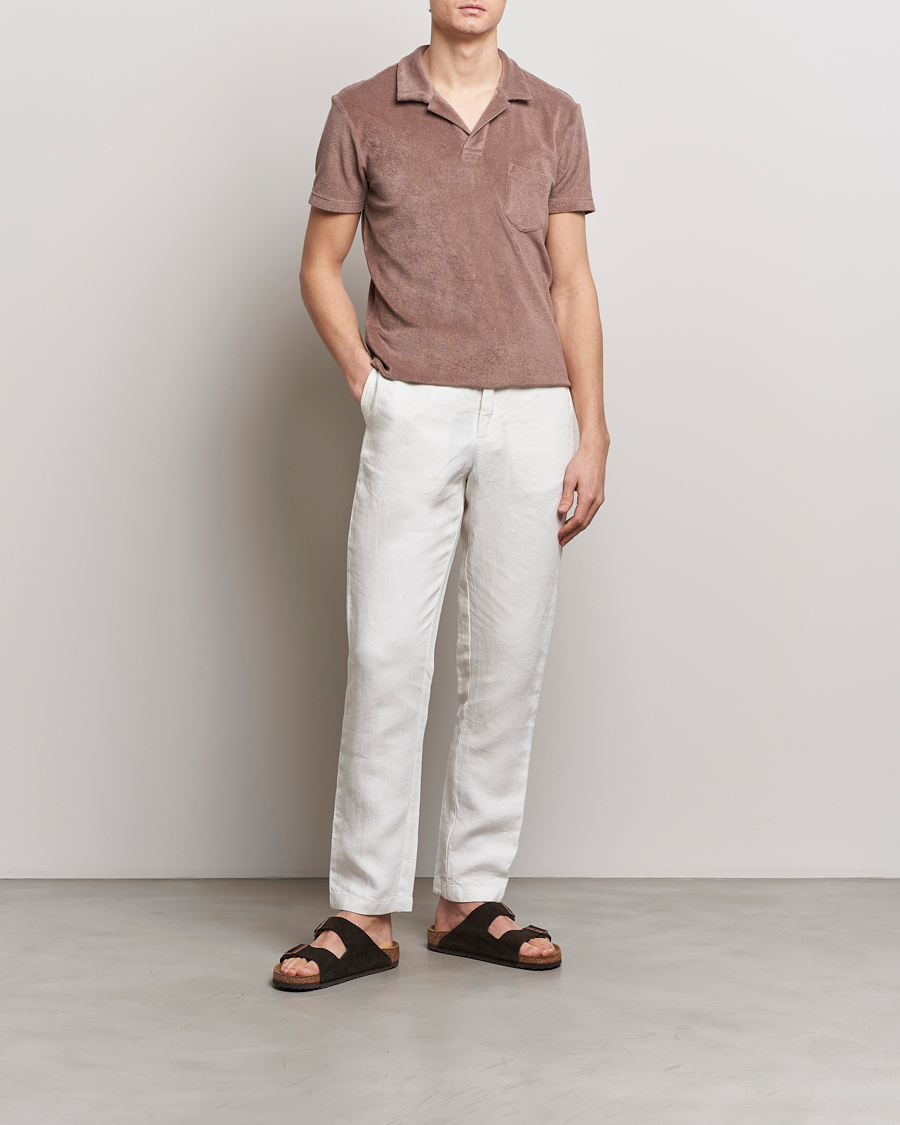 Herre | Polotrøjer | Orlebar Brown | Terry Polo Plum Wine
