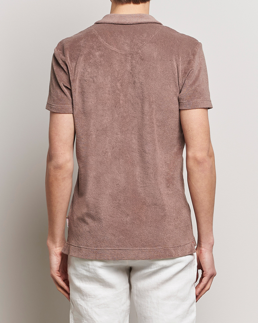 Herre | Polotrøjer | Orlebar Brown | Terry Polo Plum Wine