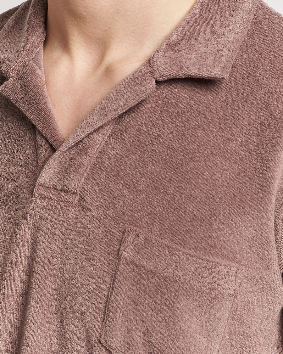 Herre | Polotrøjer | Orlebar Brown | Terry Polo Plum Wine
