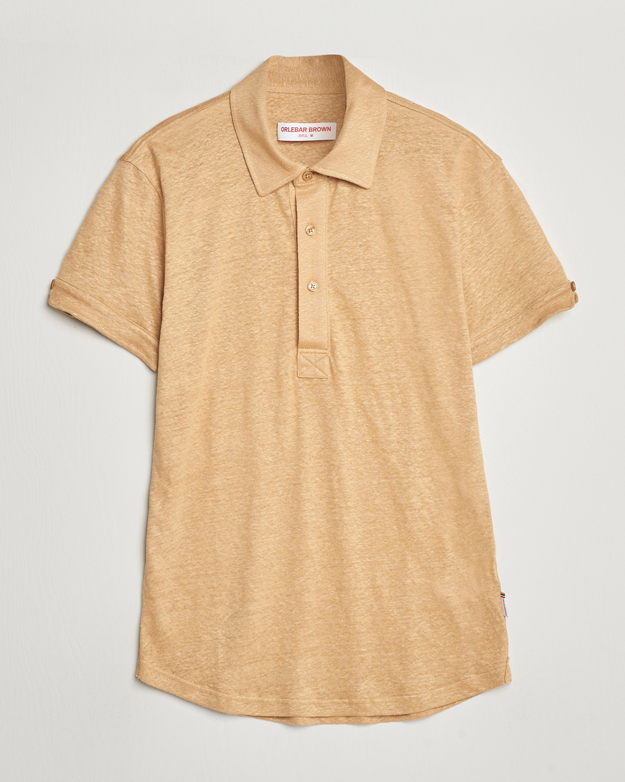 Herre | Polotrøjer | Orlebar Brown | Sebastian Linen Polo Biscuit