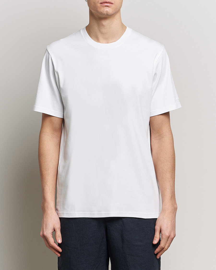 Herre | T-Shirts | Orlebar Brown | Deckard Heavy T-Shirt White