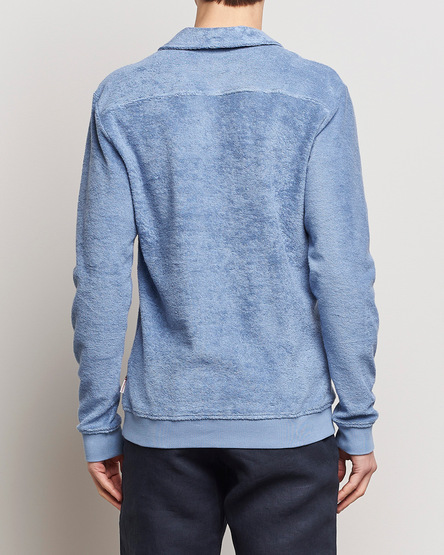 Herre | Trøjer | Orlebar Brown | Santino Organic Cotton Terry Polo Springfield Blue