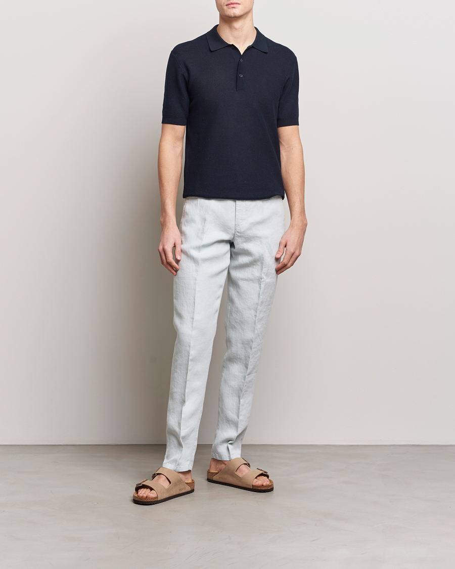 Herre | Polotrøjer | Orlebar Brown | Maranon Knitted Polo Night Iris