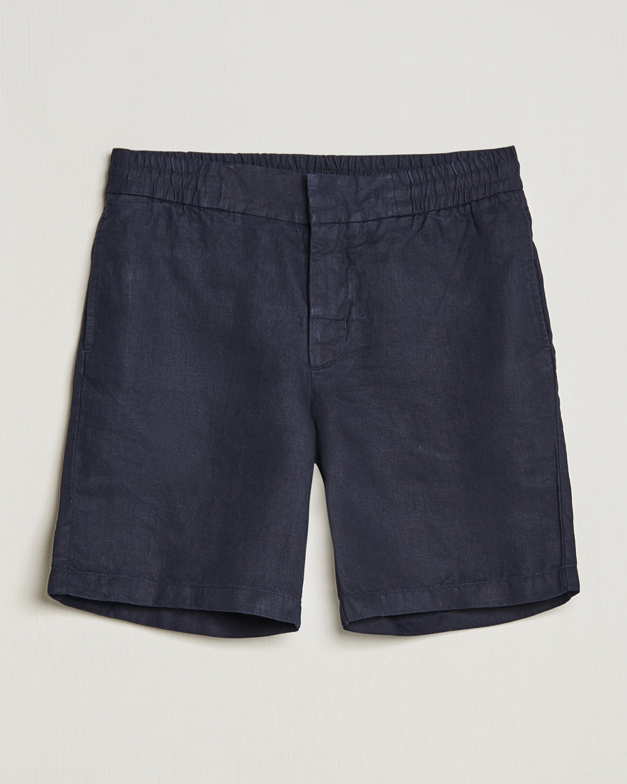 Herre | Shorts | Orlebar Brown | Cornell Linen Shorts Night Iris