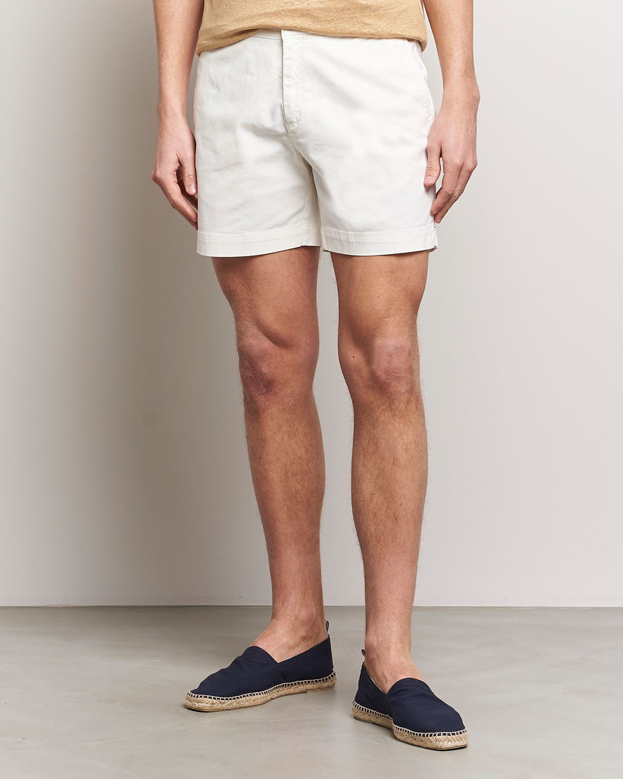 Herre | Afdelinger | Orlebar Brown | Bulldog Cotton Stretch Twill Shorts Sea Mist