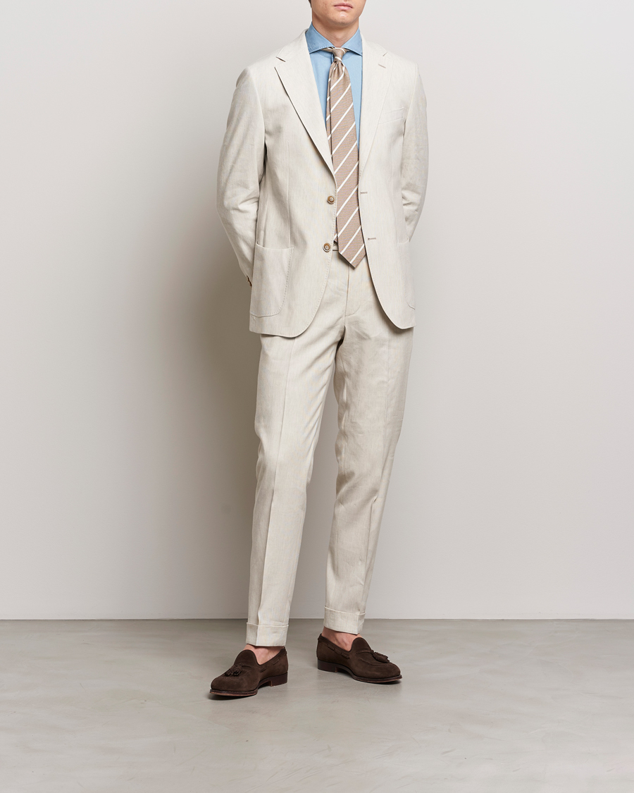 Herre | Blazere & jakker | Morris Heritage | Summer Linen Blazer Beige