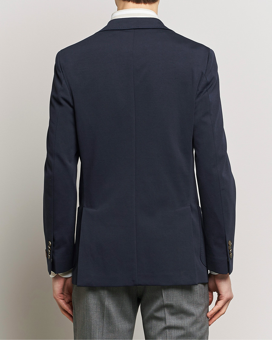 Herre | Blazere & jakker | Morris Heritage | Mike Soft Cotton Jersey Blazer Navy