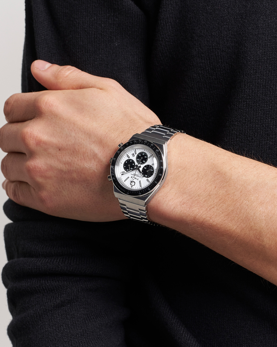 Herre | Timex Q Timex Chronograph 40mm White Dial | Timex | Q Chronograph 40mm White Dial