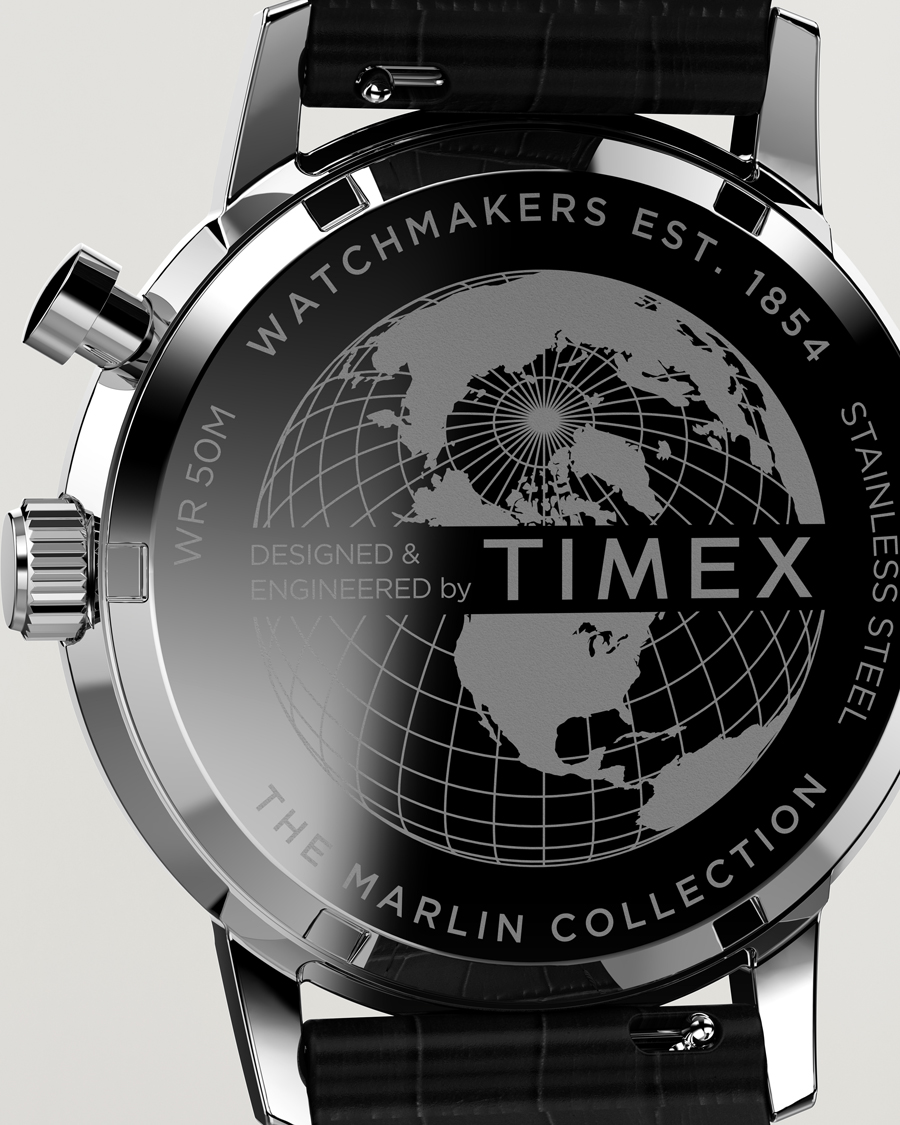 Herre | Timex Marlin Moon Phase Quartz 40mm Blue Dial | Timex | Marlin Moon Phase Quartz 40mm Blue Dial