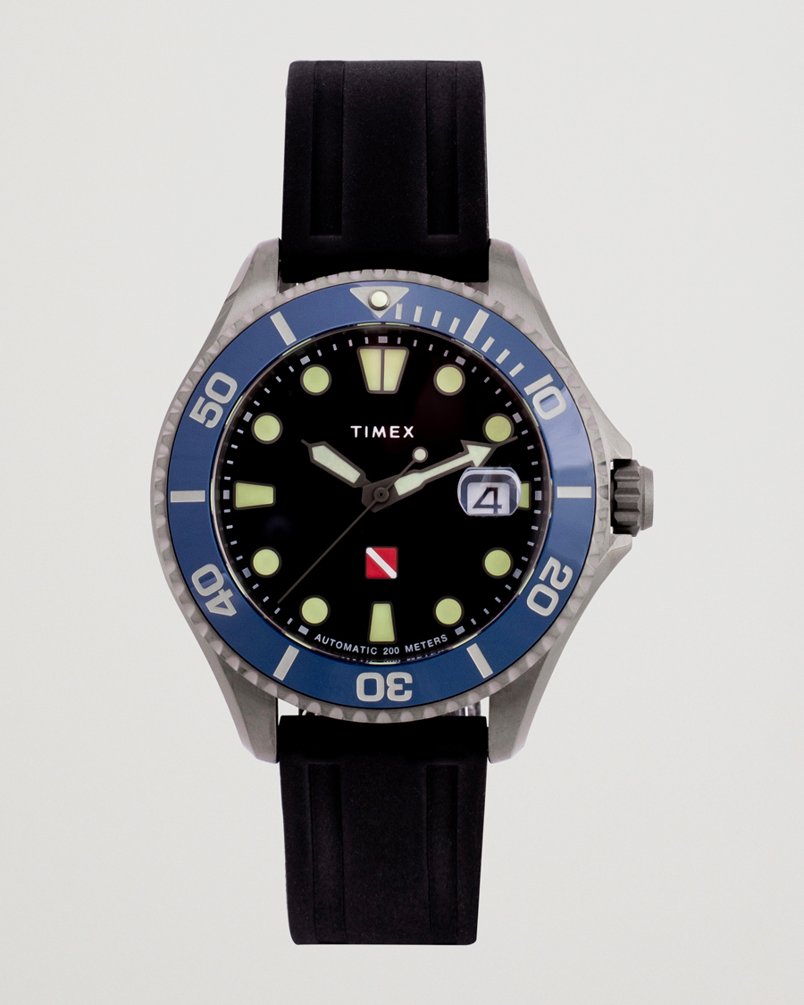 Herre | Timex Deep Water Tiburón Automatic 44mm Black Dial | Timex | Deep Water Tiburón Automatic 44mm Black Dial