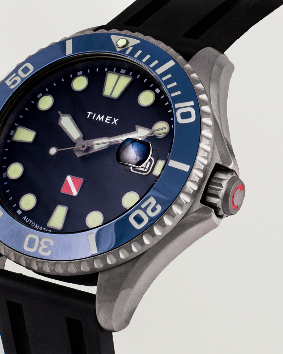 Herre | Timex Deep Water Tiburón Automatic 44mm Black Dial | Timex | Deep Water Tiburón Automatic 44mm Black Dial