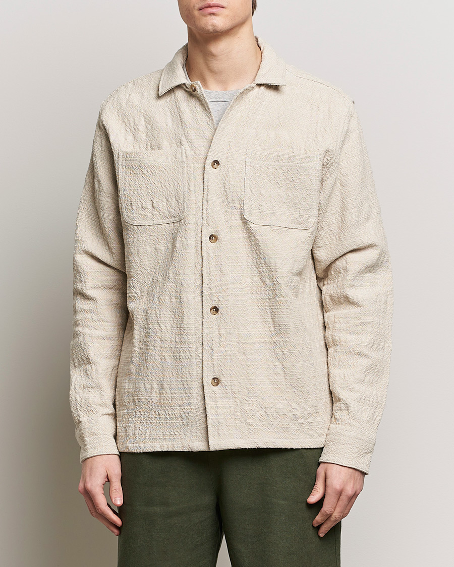 Herre | Shirt Jackets | LES DEUX | Isaac Overshirt Ivory