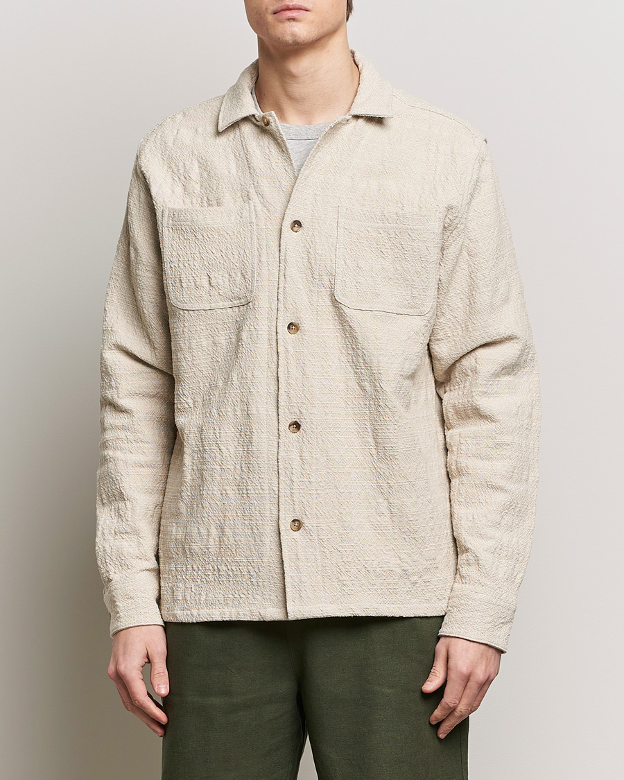 Herre | Skjorter | LES DEUX | Isaac Overshirt Ivory