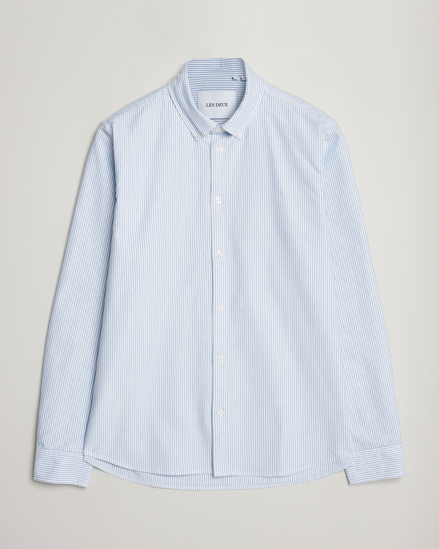 Herr |  | LES DEUX | Kristian Oxford Shirt Light Blue/White