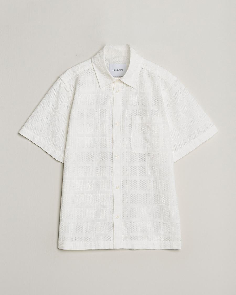 Herre | Skjorter | LES DEUX | Charlie Short Sleeve Shirt Light Ivory