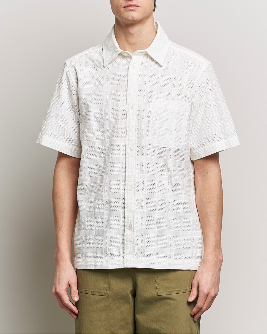 Men | LES DEUX | LES DEUX | Charlie Short Sleeve Shirt Light Ivory