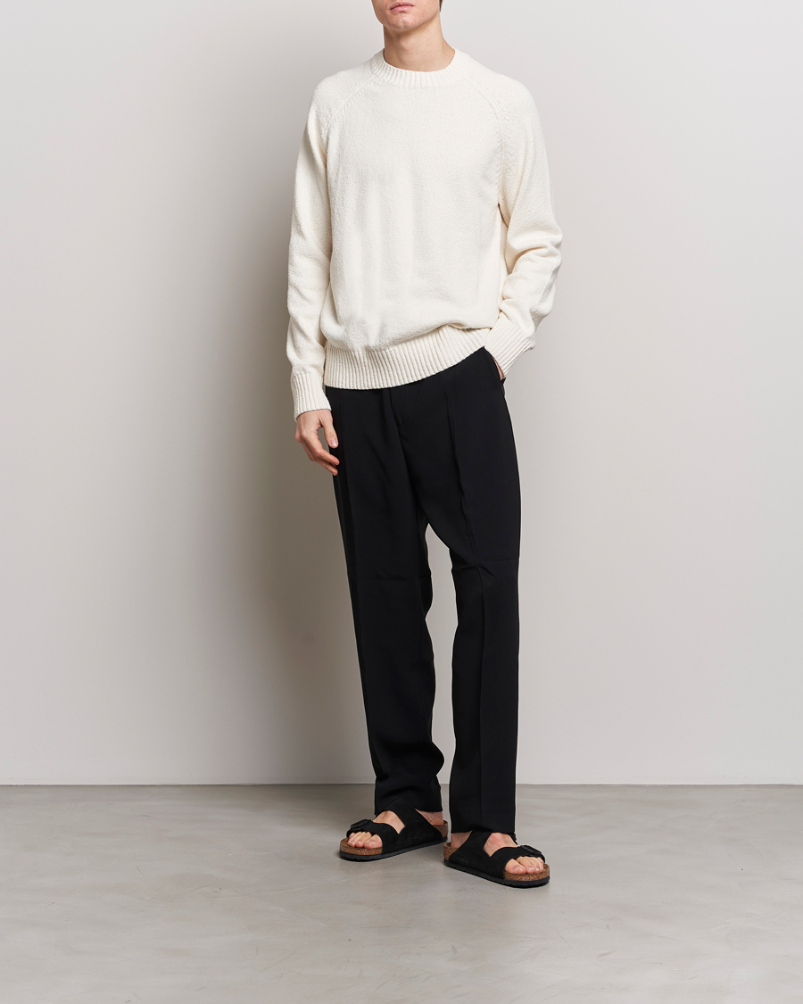 Herre | Trøjer | LES DEUX | Brad Roundneck Knit Ivory