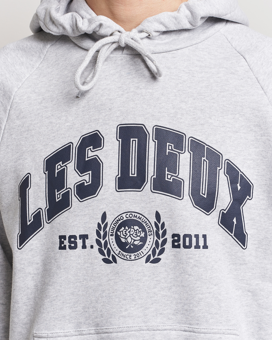 Herre | Trøjer | LES DEUX | University Hoodie Snow Melange
