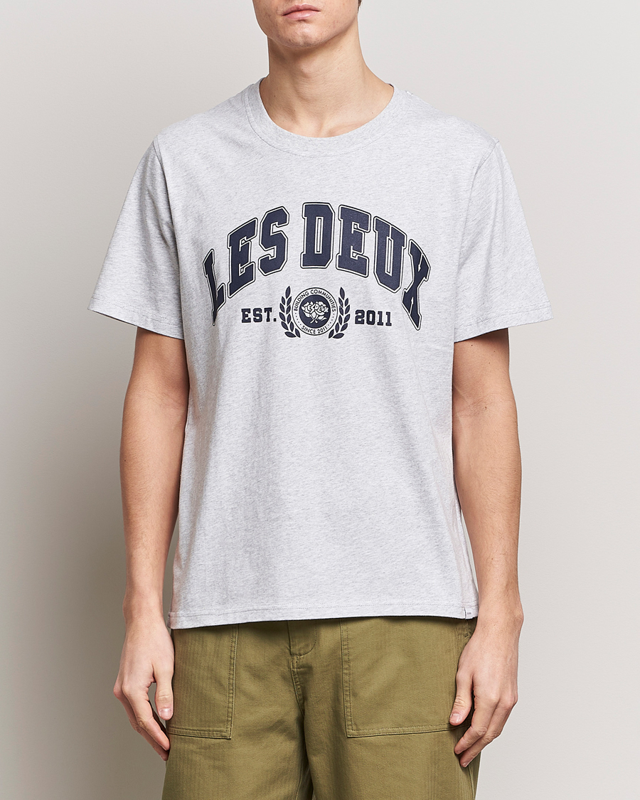 Herr |  | LES DEUX | University T-Shirt Snow Melange