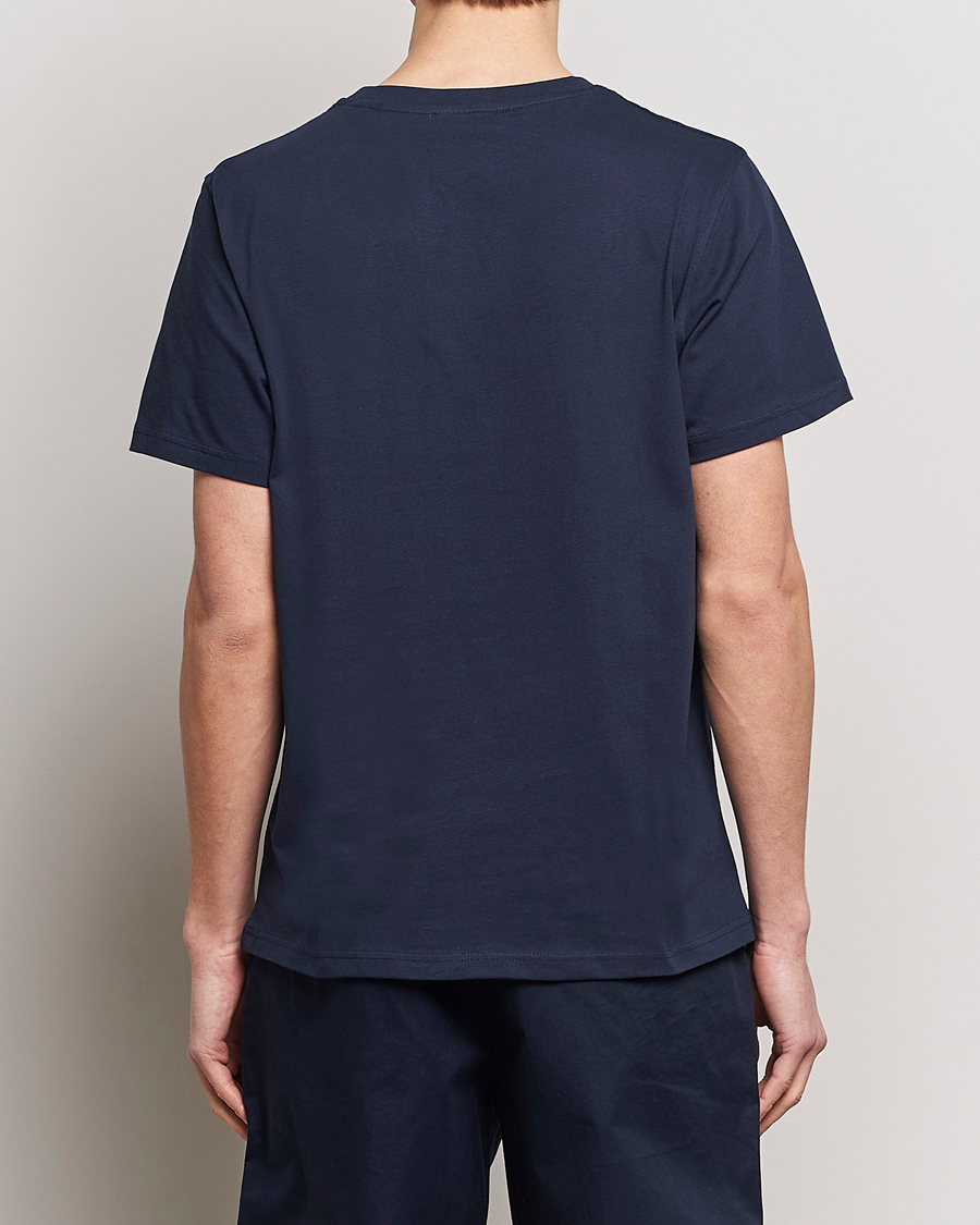 Herre | T-Shirts | LES DEUX | University T-Shirt Dark Navy