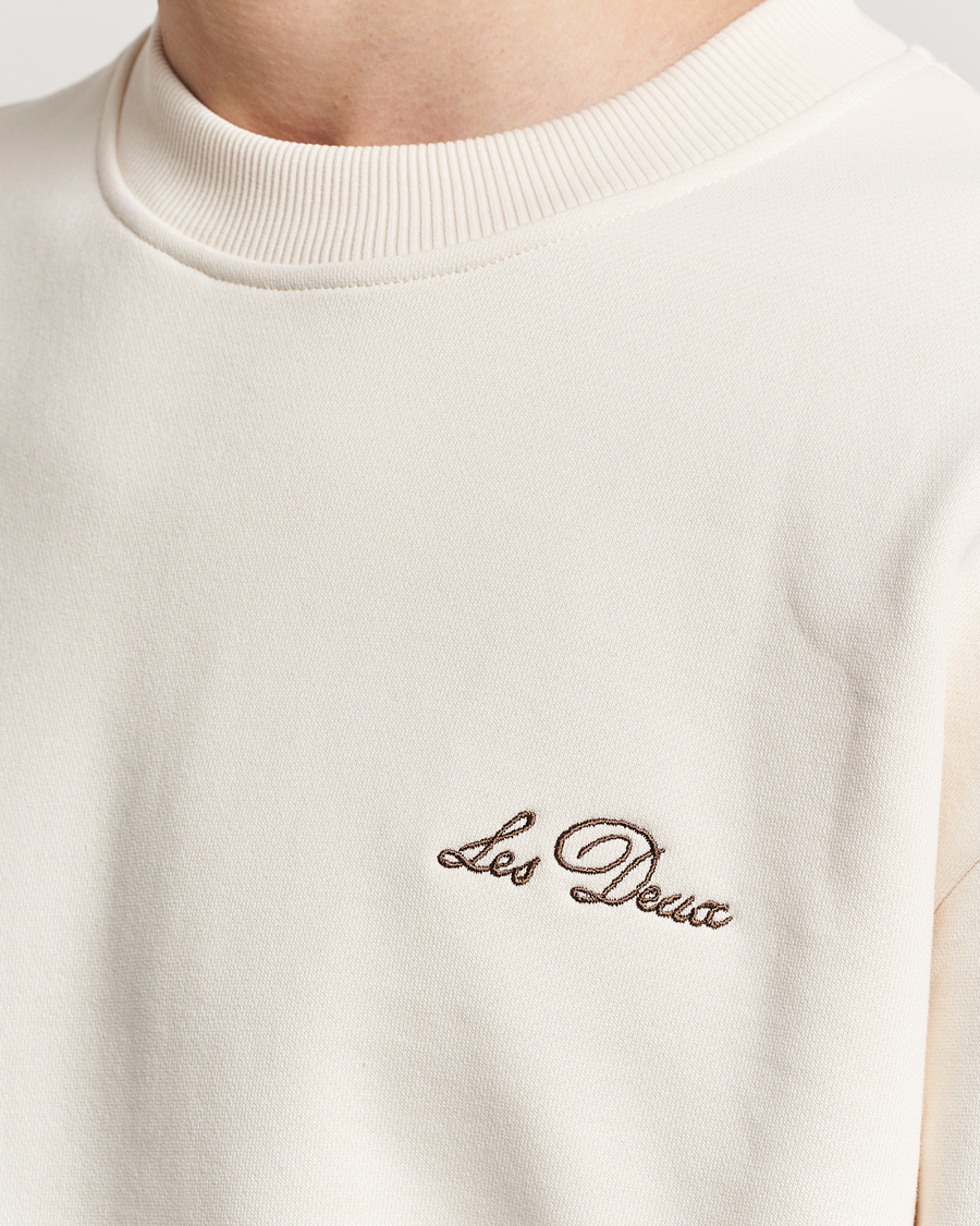 Herre | Trøjer | LES DEUX | Crew Sweatshirt Light Ivory