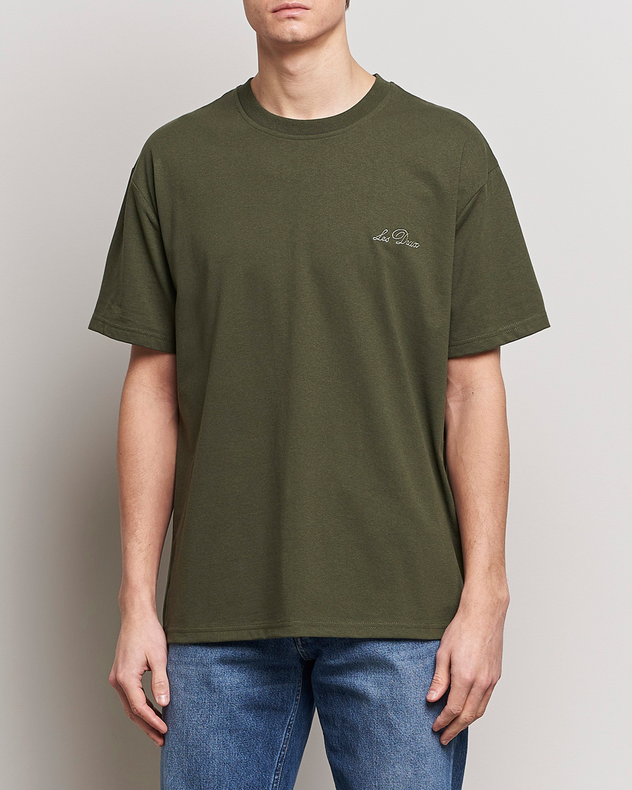 Herr |  | LES DEUX | Crew T-Shirt Forrest Green