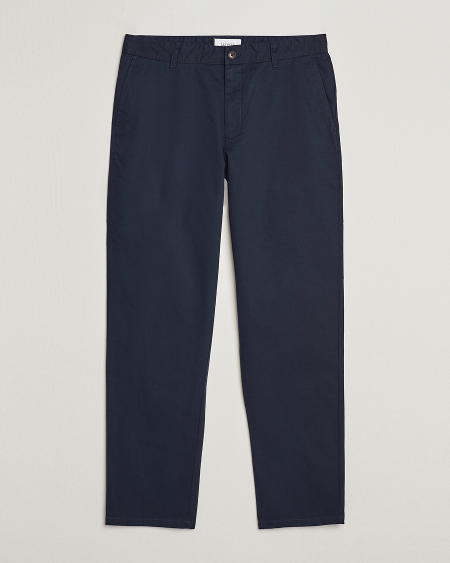 Herre |  | LES DEUX | Jared Twill Chino Pants Dark Navy