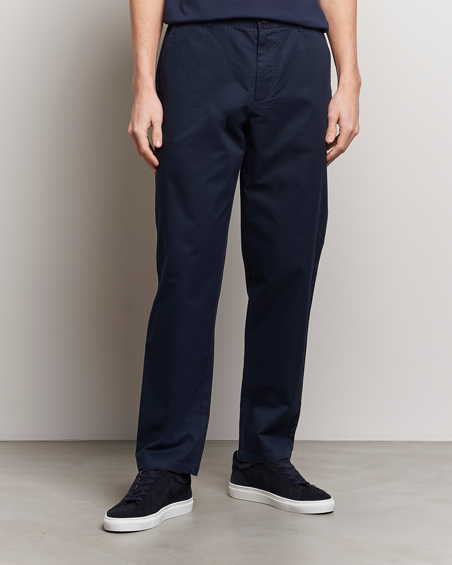 Herre | Bukser | LES DEUX | Jared Twill Chino Pants Dark Navy