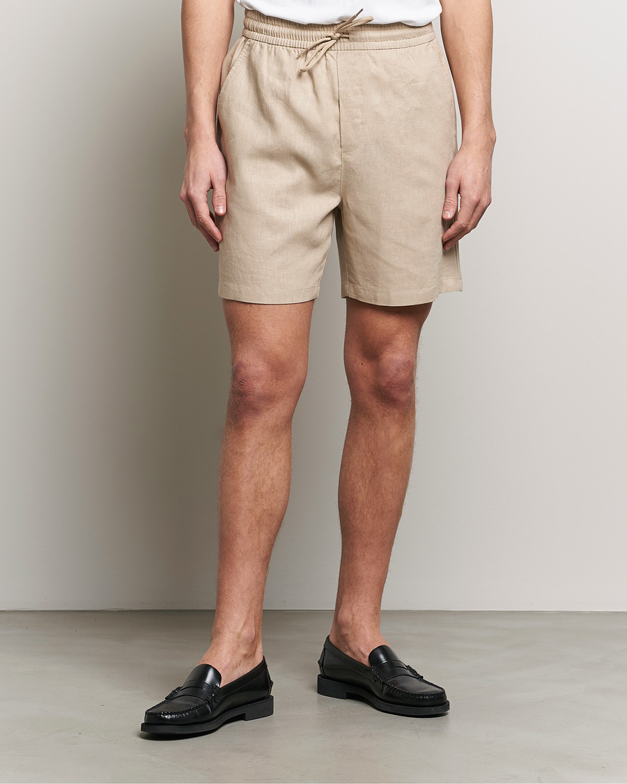 Herre | Shorts | LES DEUX | Otto Linen Shorts Light Desert Sand