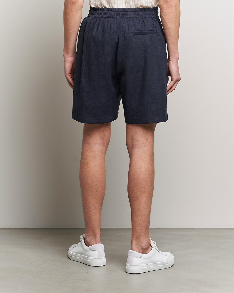 Herre | Shorts | LES DEUX | Otto Linen Shorts Dark Navy