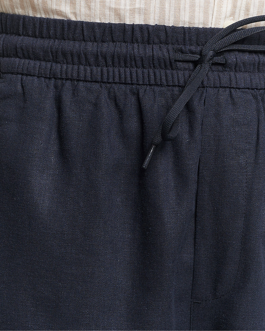 Herre | Shorts | LES DEUX | Otto Linen Shorts Dark Navy