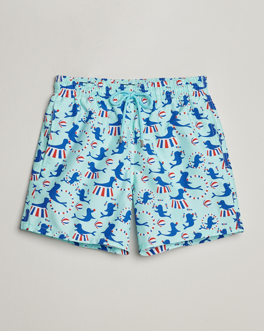 Herre | Badebukser | Vilebrequin | Moorea Printed Swimshorts Thalessa