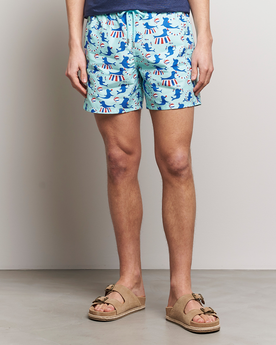 Herre | Badebukser | Vilebrequin | Moorea Printed Swimshorts Thalessa