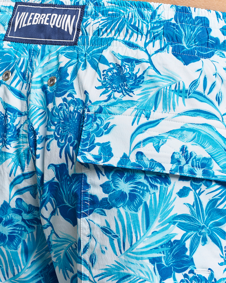 Herre | Badebukser | Vilebrequin | Moorise Printed Swimshorts Blanc