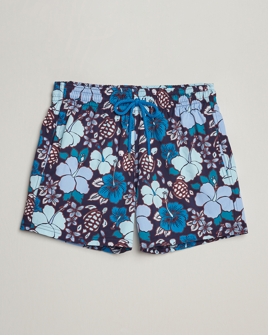 Herre | Badebukser | Vilebrequin | Moorise Printed Swimshorts Minuit